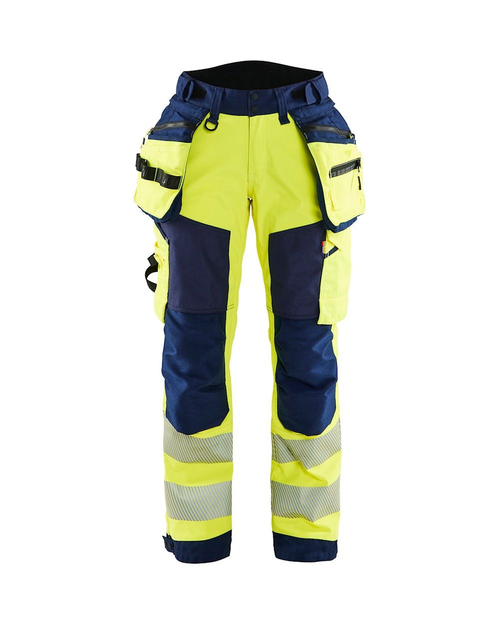 Pantaloni da Lavoro Alta Visibilit� Stretch Impermeabile Multitasche Blaklader Softshell Donna 711825133389C42