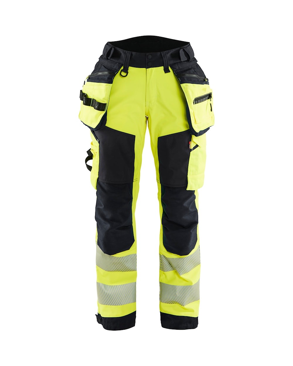 Pantaloni da Lavoro Alta Visibilit� Stretch Impermeabile Multitasche Blaklader Softshell Donna 711825133389C42