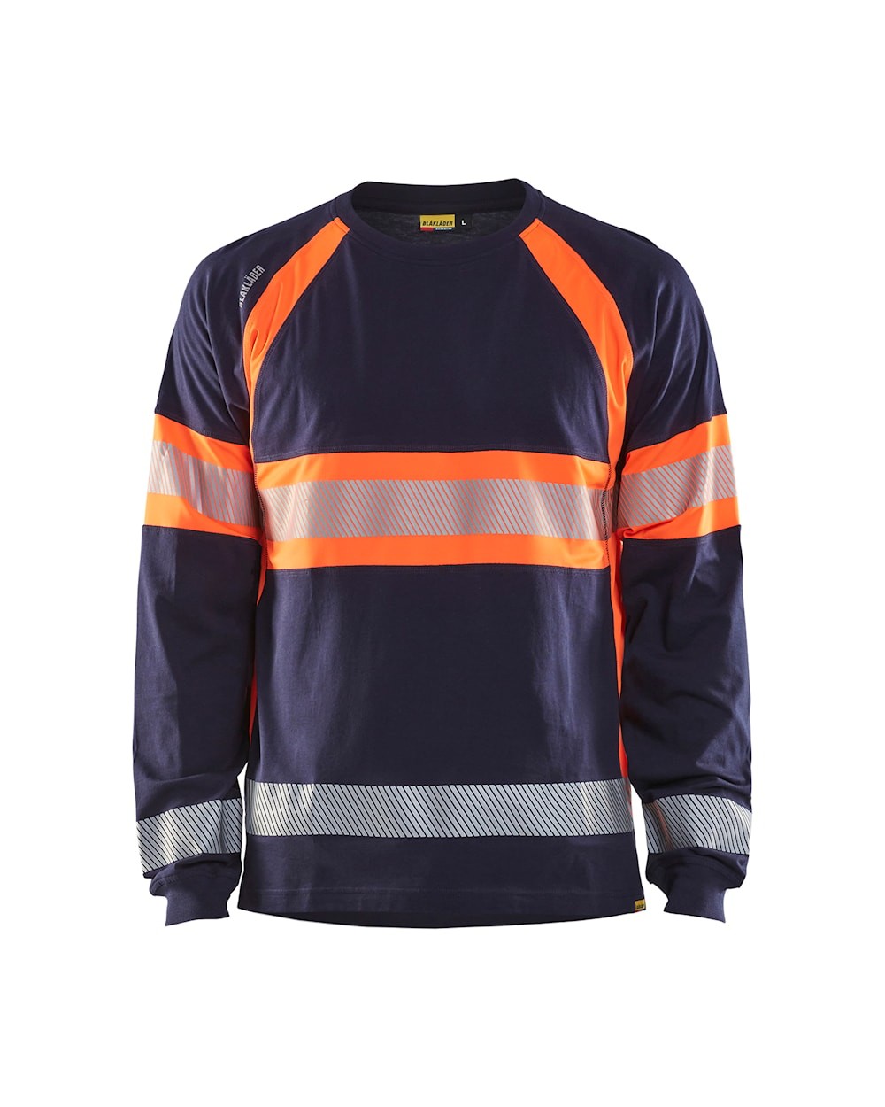 T-Shirt da Lavoro Alta Visibilit� Blaklader 100% cotone maniche lunghe 351010308833L