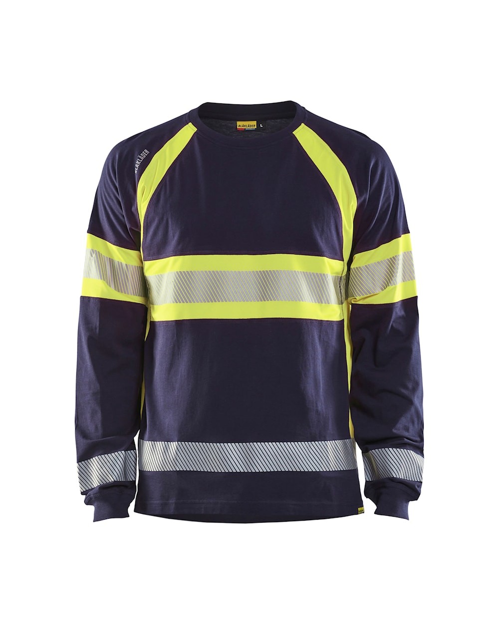 T-Shirt da Lavoro Alta Visibilit� Blaklader 100% cotone maniche lunghe 351010308833L