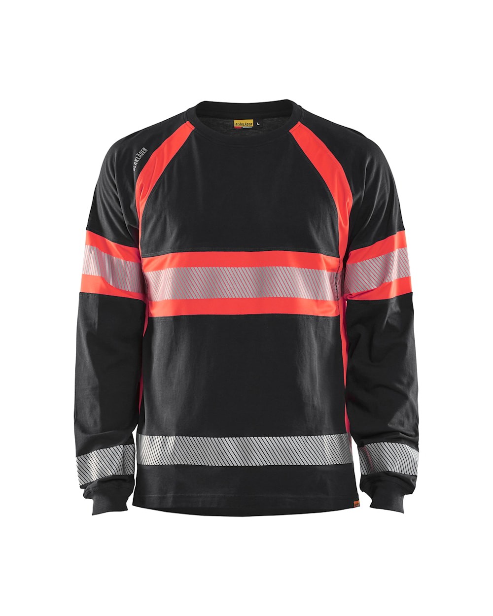 T-Shirt da Lavoro Alta Visibilit� Blaklader 100% cotone maniche lunghe 351010308833L