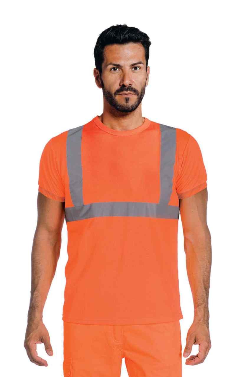 T-Shirt da lavoro Alta visibilit� Logica GIROHV-L
