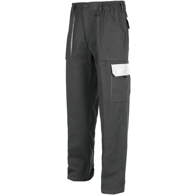 Pantaloni da lavoro multitasche combinati in cotone ad alta resistenza - Workteam