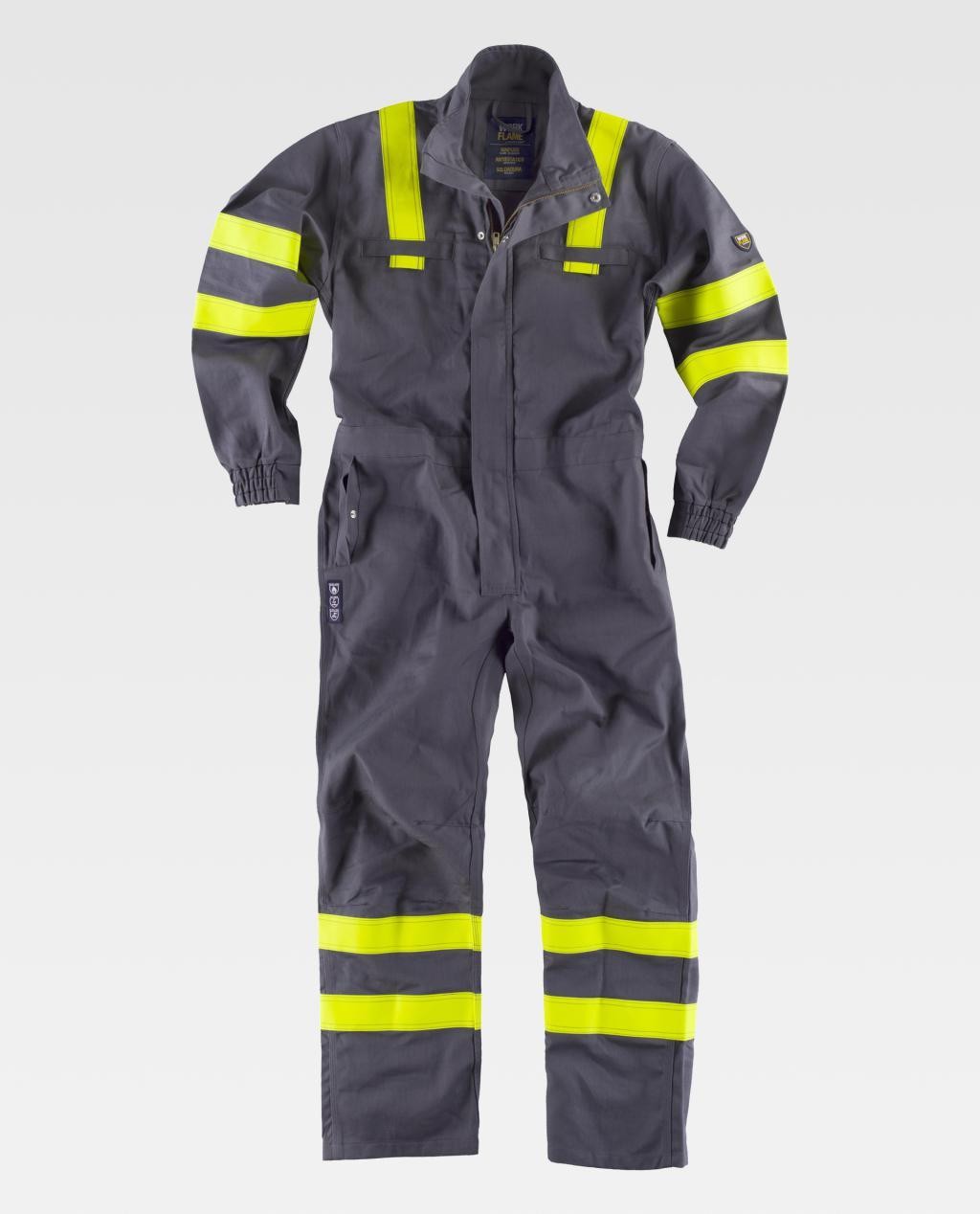 Tuta da Lavoro Workteam Multitasche Ignifuga Alta Visibilit� C5094