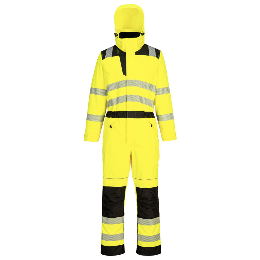 Tuta da Lavoro Alta Visibilit� Multitasche Impermeabile Portwest PW355