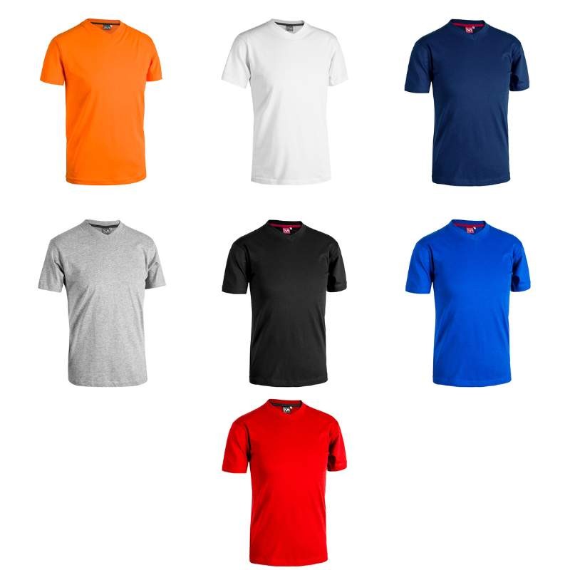 T-Shirt da Lavoro 100% Cotone Sottozero V-Tex E0402