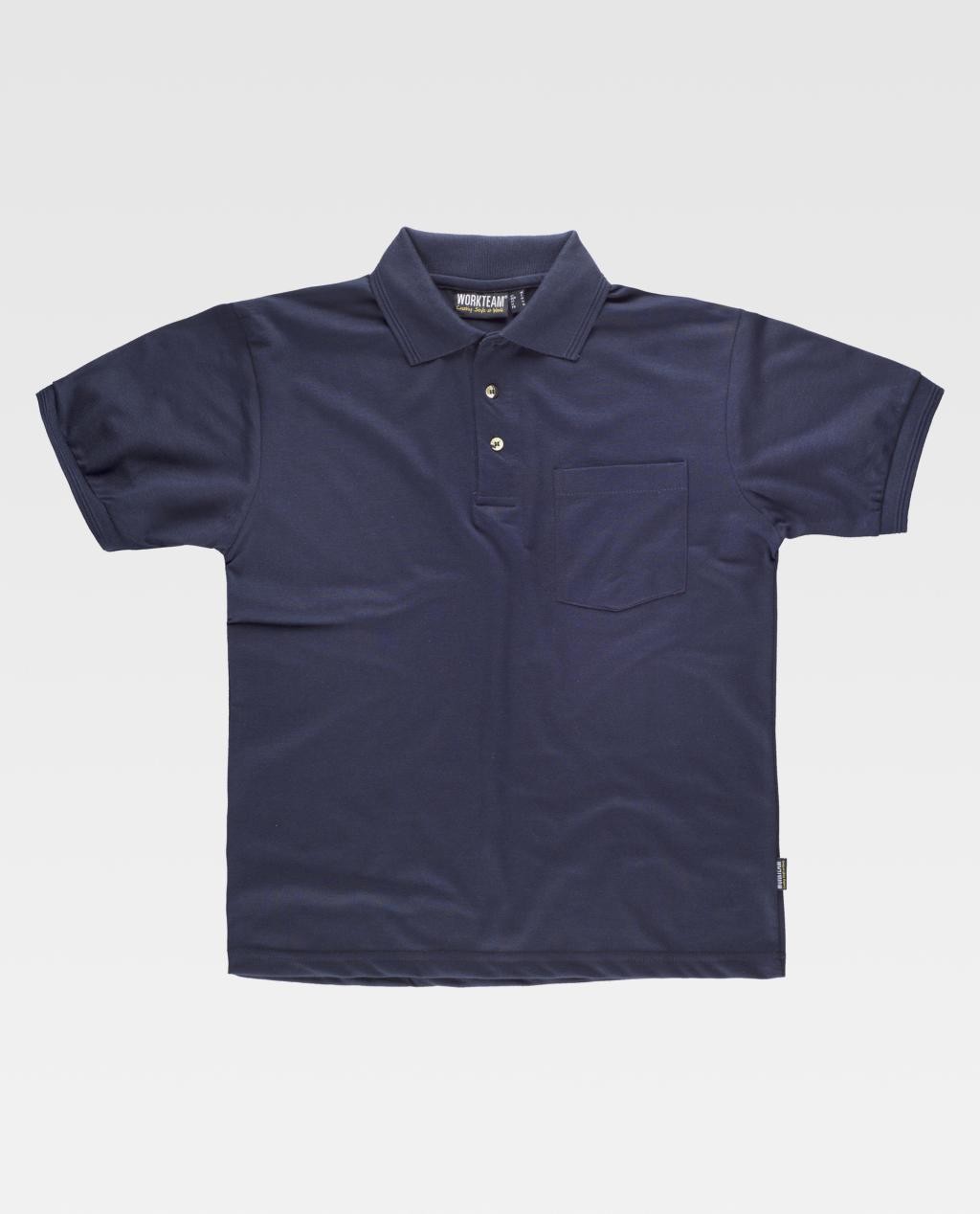 Polo da Lavoro Workteam Manica Corta S6502