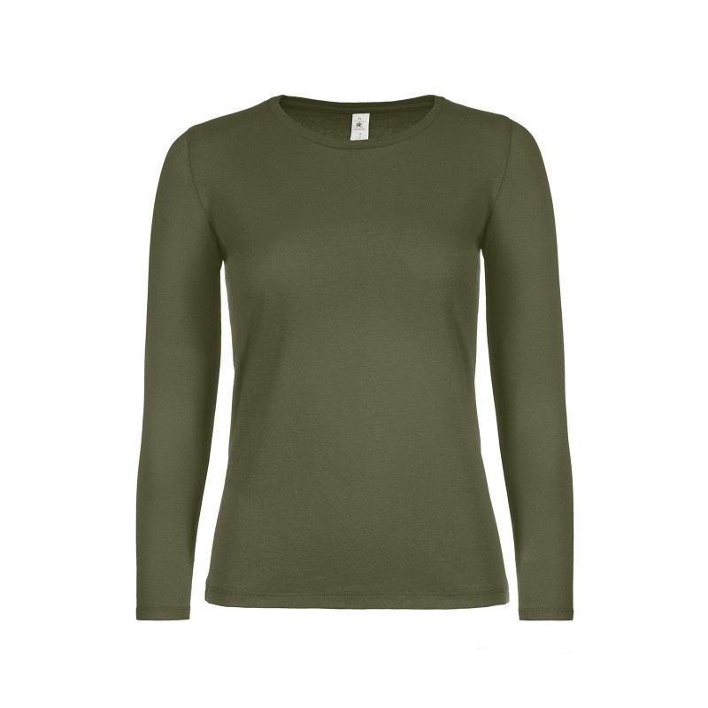 T-shirt Da Lavoro E150 Manica Lunga da Donna B&C Collection - BCTW06T