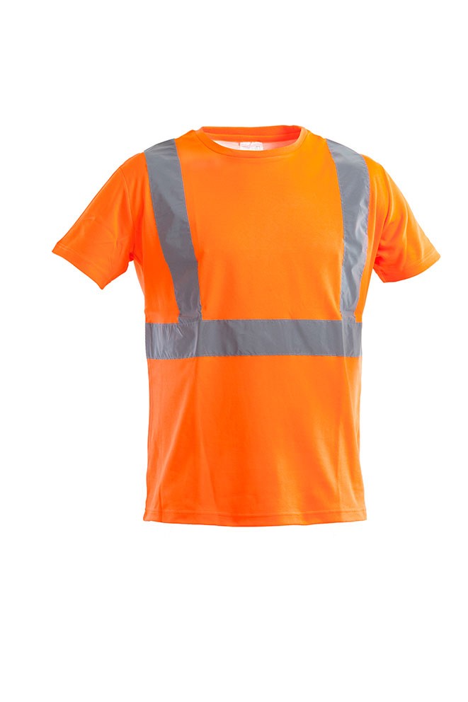 T-Shirt da Lavoro Alta visibilit� Girocollo Maniche corte P&P Loyal AVC14 202