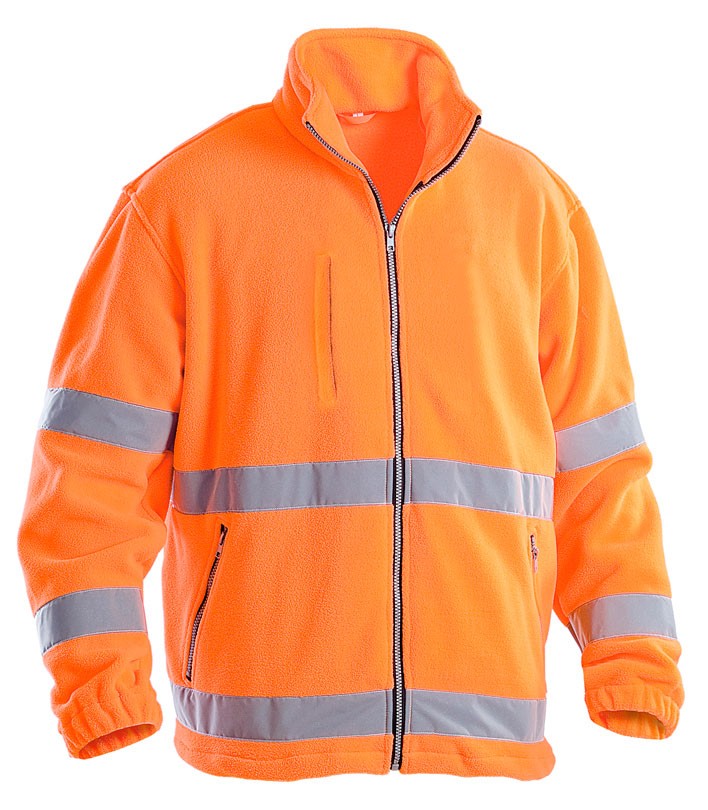 Felpa da Lavoro in Pile Alta visibilit� Zip Intera P&P Loyal AVC16 307