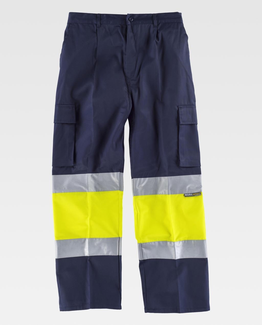 Pantalone da Lavoro Workteam Multitasche Alta Visibilit� C4018
