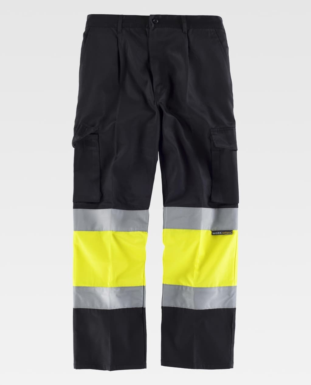 Pantalone da Lavoro Workteam Multitasche Alta Visibilit� C4018