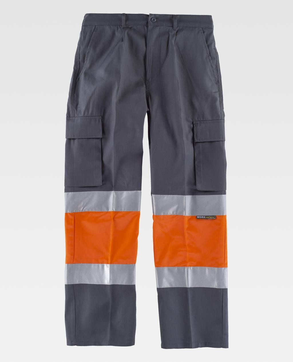 Pantalone da Lavoro Workteam Multitasche Alta Visibilit� C4018