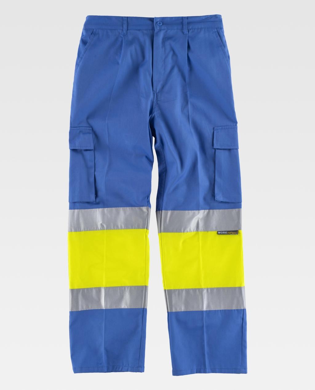 Pantalone da Lavoro Workteam Multitasche Alta Visibilit� C4018