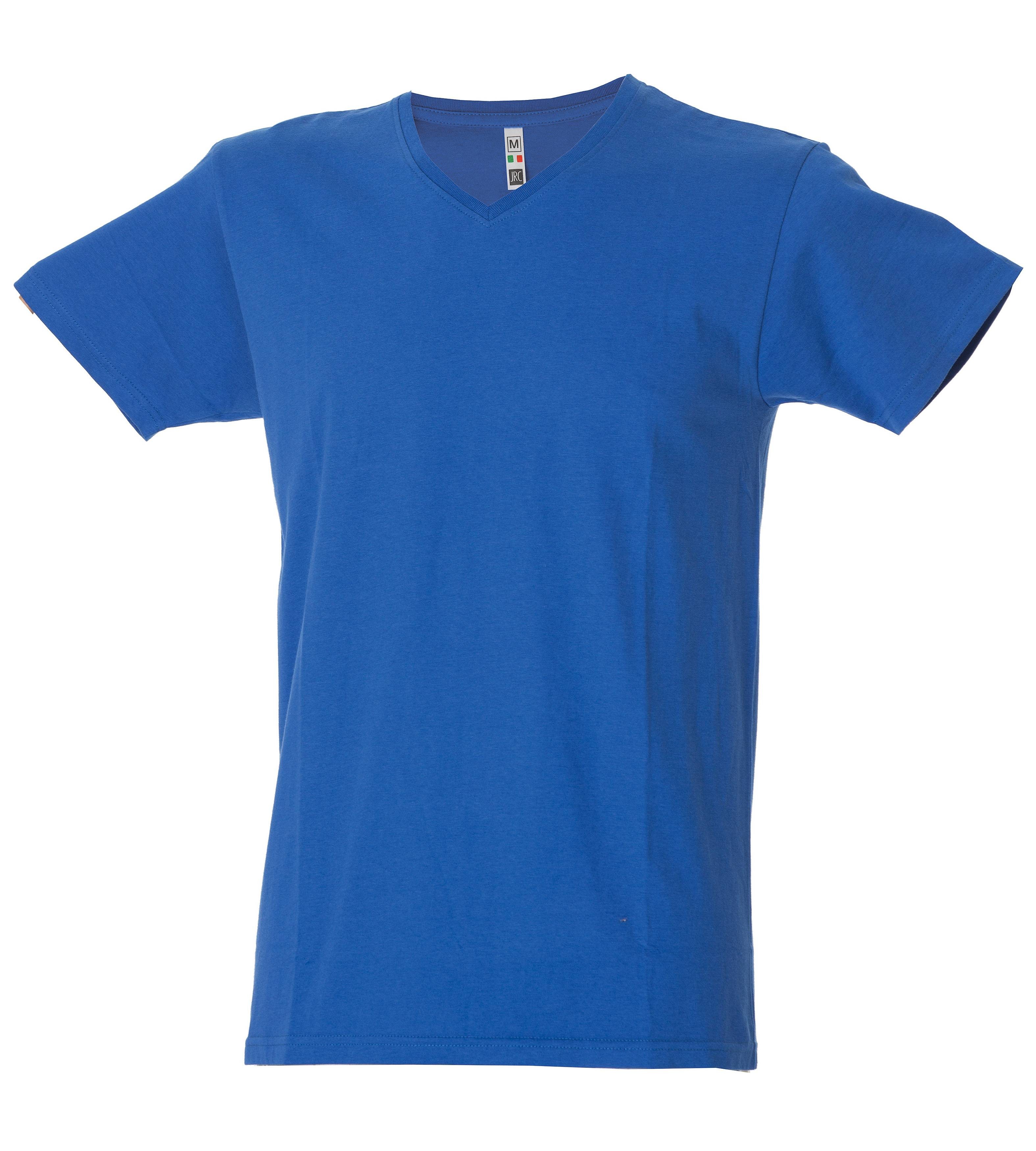 5 Pezzi - T-Shirt collo a V da Lavoro 100% Cotone JRC Venezuela 991884