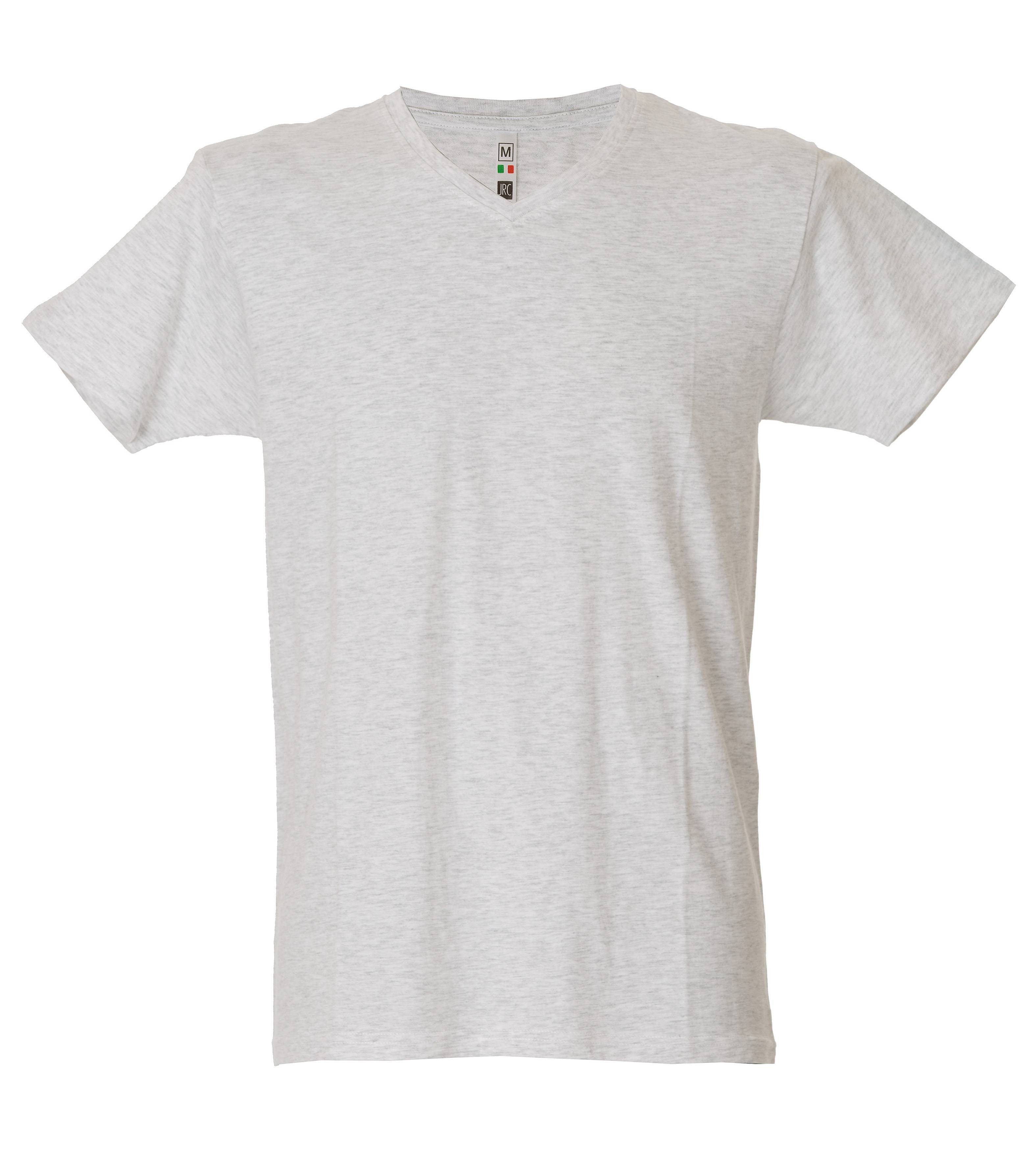 5 Pezzi - T-Shirt collo a V da Lavoro 100% Cotone JRC Venezuela 991884