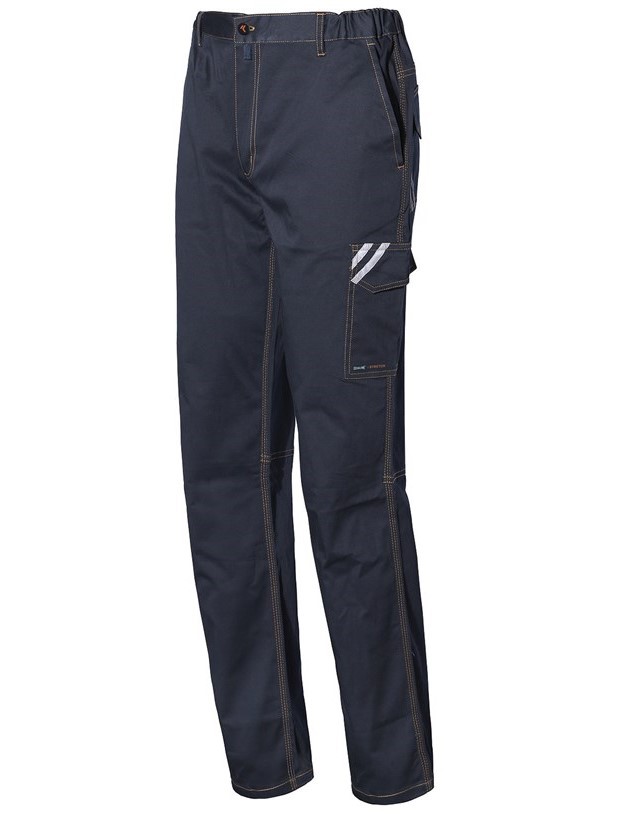 Pantalone da lavoro Stretch Multitasche Issa Line Start Heavy 8036BW