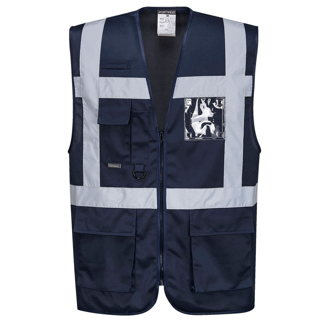 Gilet da Lavoro Portwest Alta Visibilit� Iona Executive Multitasche F476