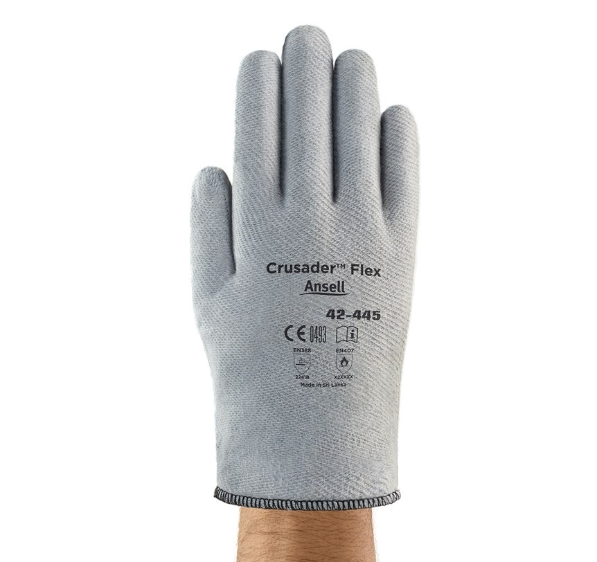 12 Paia - Guanti Da Lavoro ANSELL Crusader Flex 42-445
