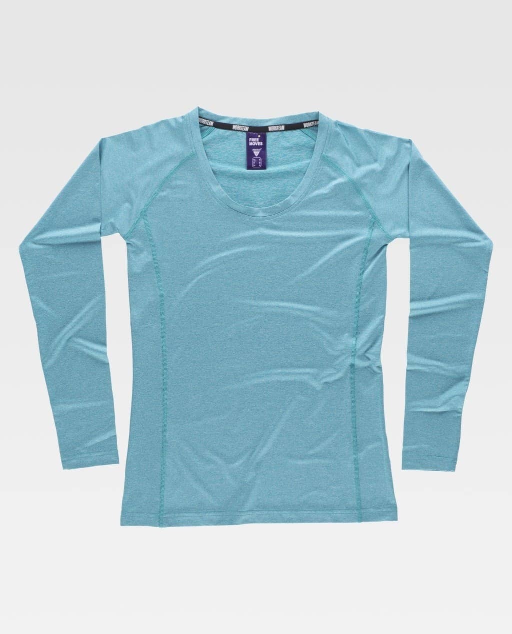 T-shirt da Lavoro Workteam Manica Lunga Donna Stretch B0069