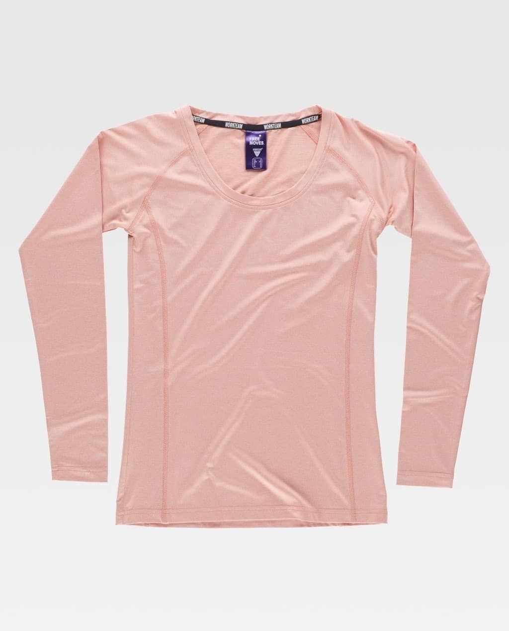 T-shirt da Lavoro Workteam Manica Lunga Donna Stretch B0069