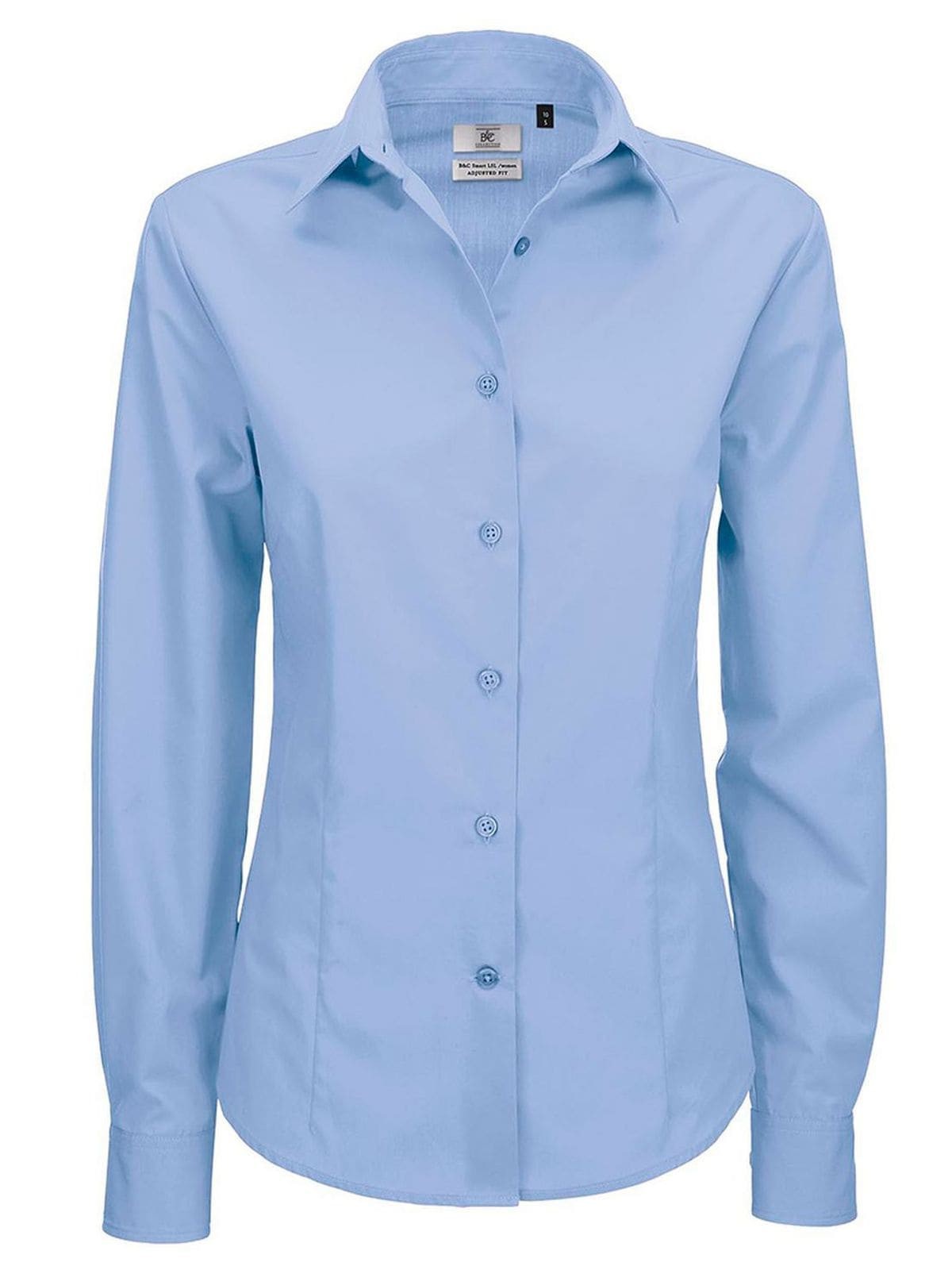 Camicia Da Lavoro Smart LSL Manica Corta da Donna B&C Collection - BCSWP63