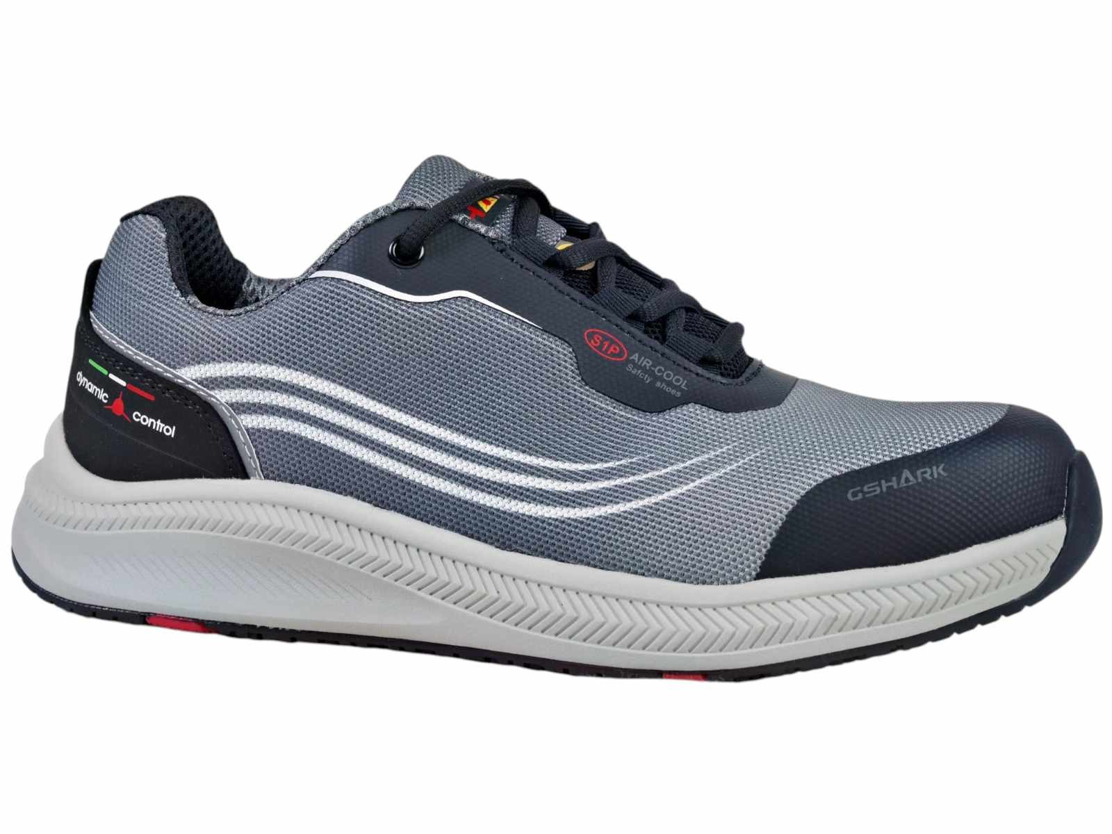 Scarpe Antinfortunistiche Ultraleggere GShark Squash 2.0 Grigio S3 SRC Estive Traspiranti Comode Antiscivolo