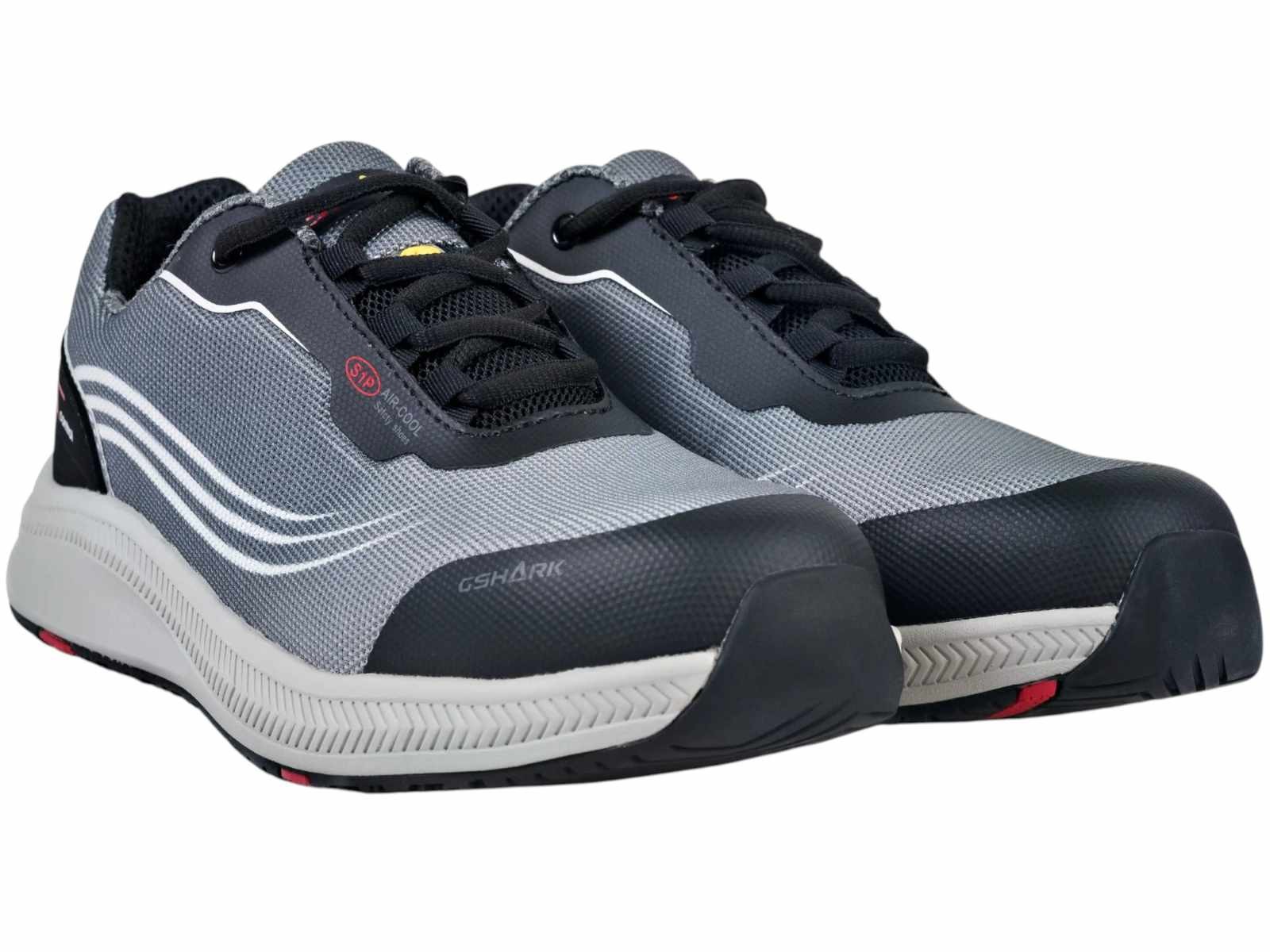 Scarpe Antinfortunistiche Ultraleggere GShark Squash 2.0 Grigio S3 SRC Estive Traspiranti Comode Antiscivolo