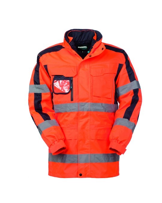 Parka da Lavoro Multitasche Alta Visibilit� Rossini Fresnel Hi-Vis HH225