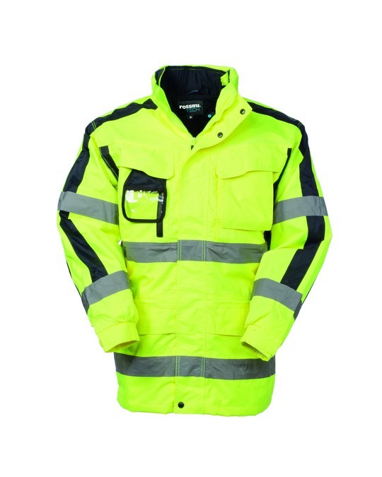 Parka da Lavoro Multitasche Alta Visibilit� Rossini Fresnel Hi-Vis HH225