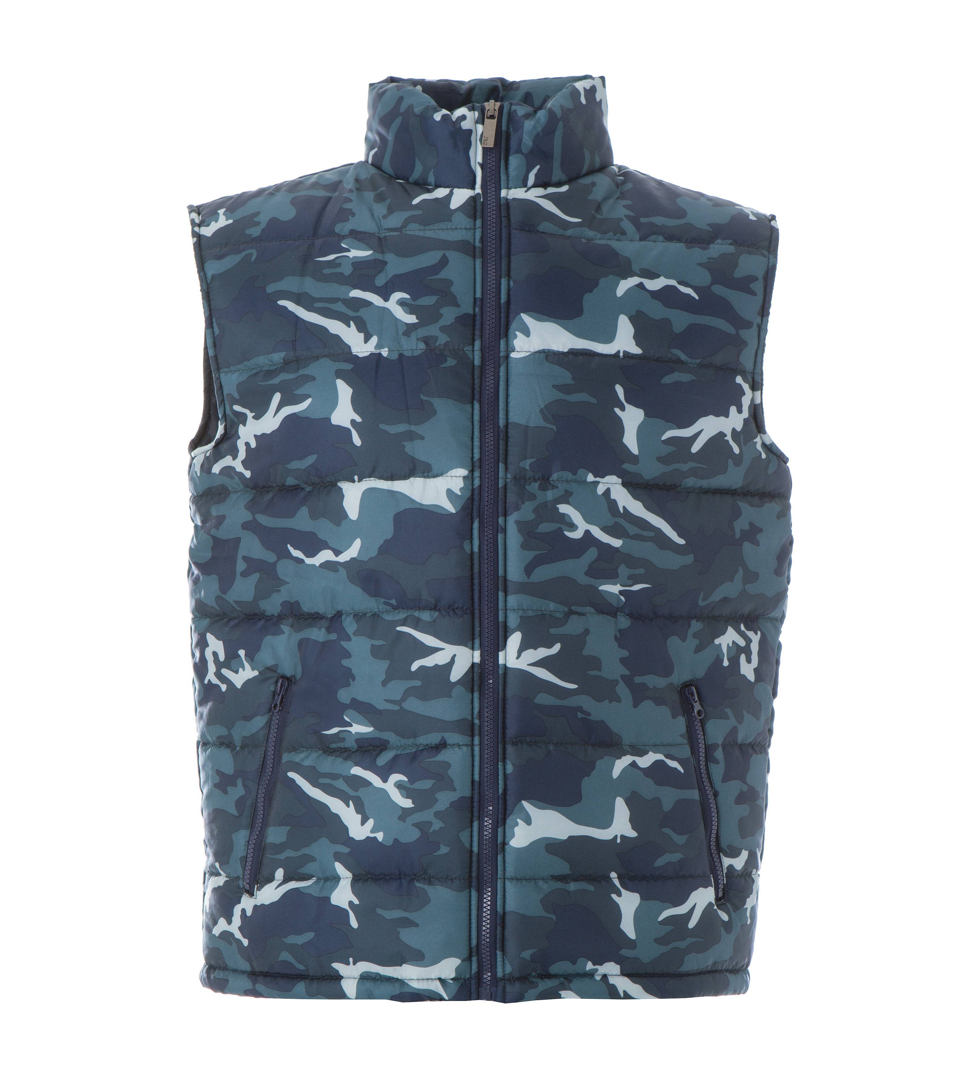 Gilet da Lavoro Imbottito Multitasche JRC New Shanghai Camouflage 990468