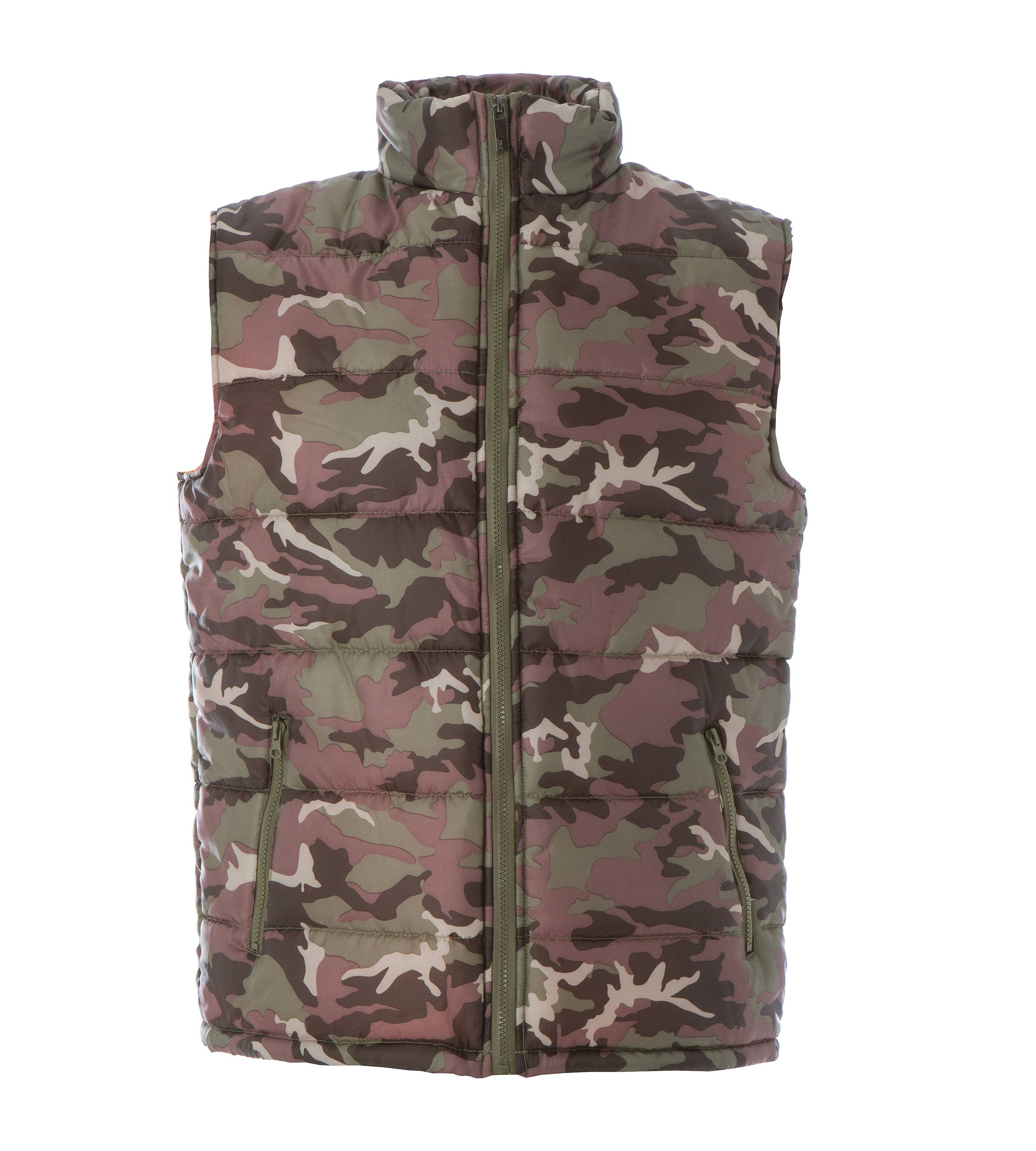 Gilet da Lavoro Imbottito Multitasche JRC New Shanghai Camouflage 990468