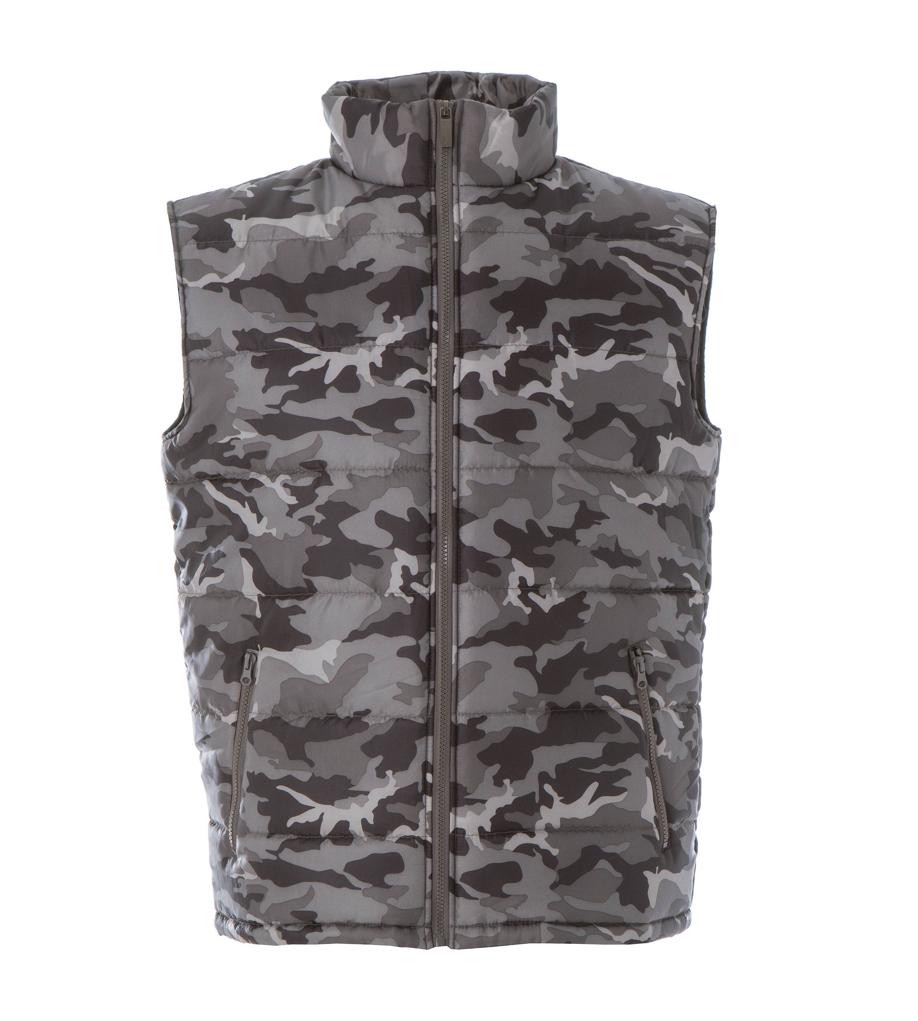 Gilet da Lavoro Imbottito Multitasche JRC New Shanghai Camouflage 990468