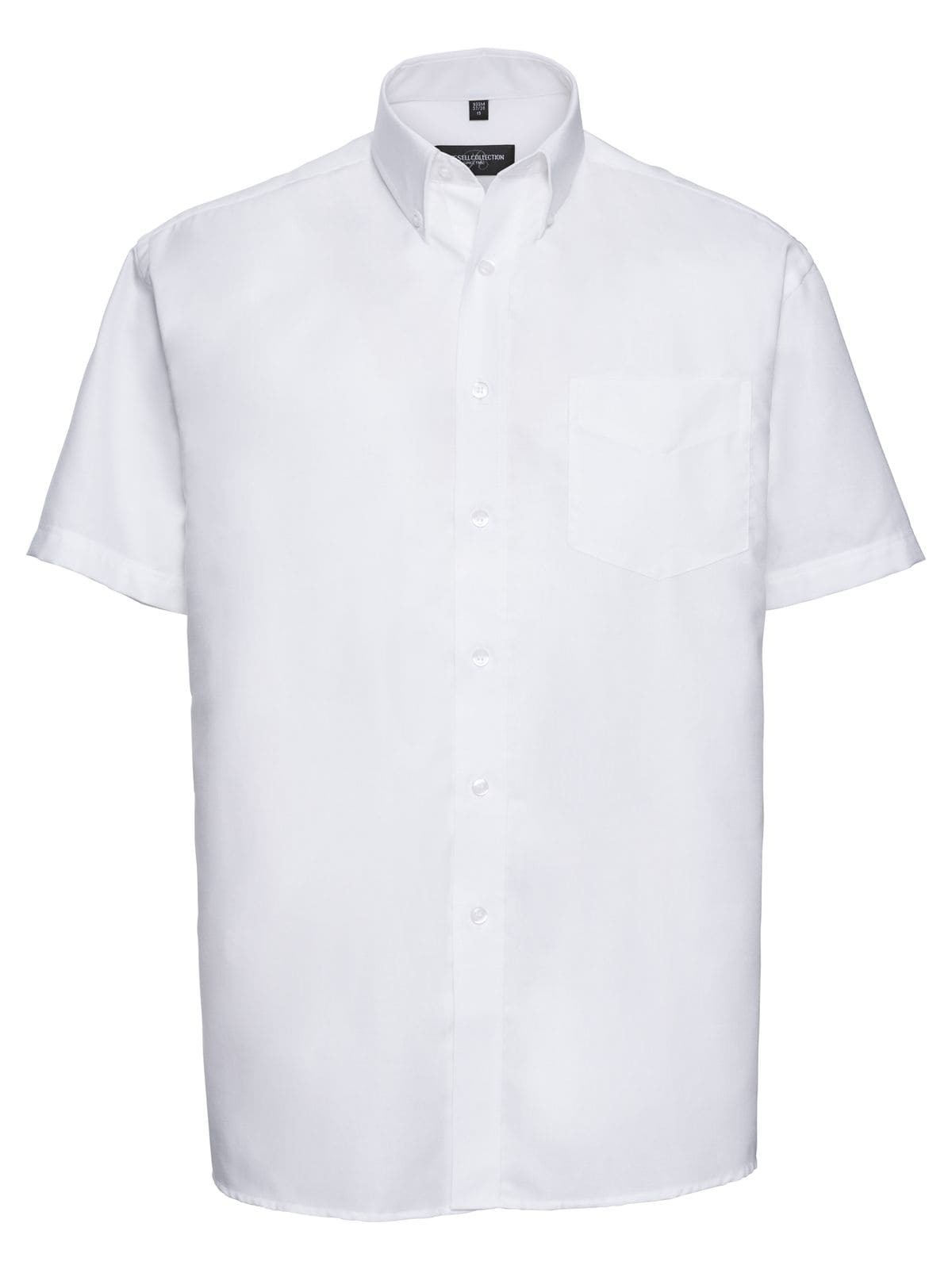 Camicia Da Lavoro Oxford Easy Care a Maniche Corte Russell - JE933M