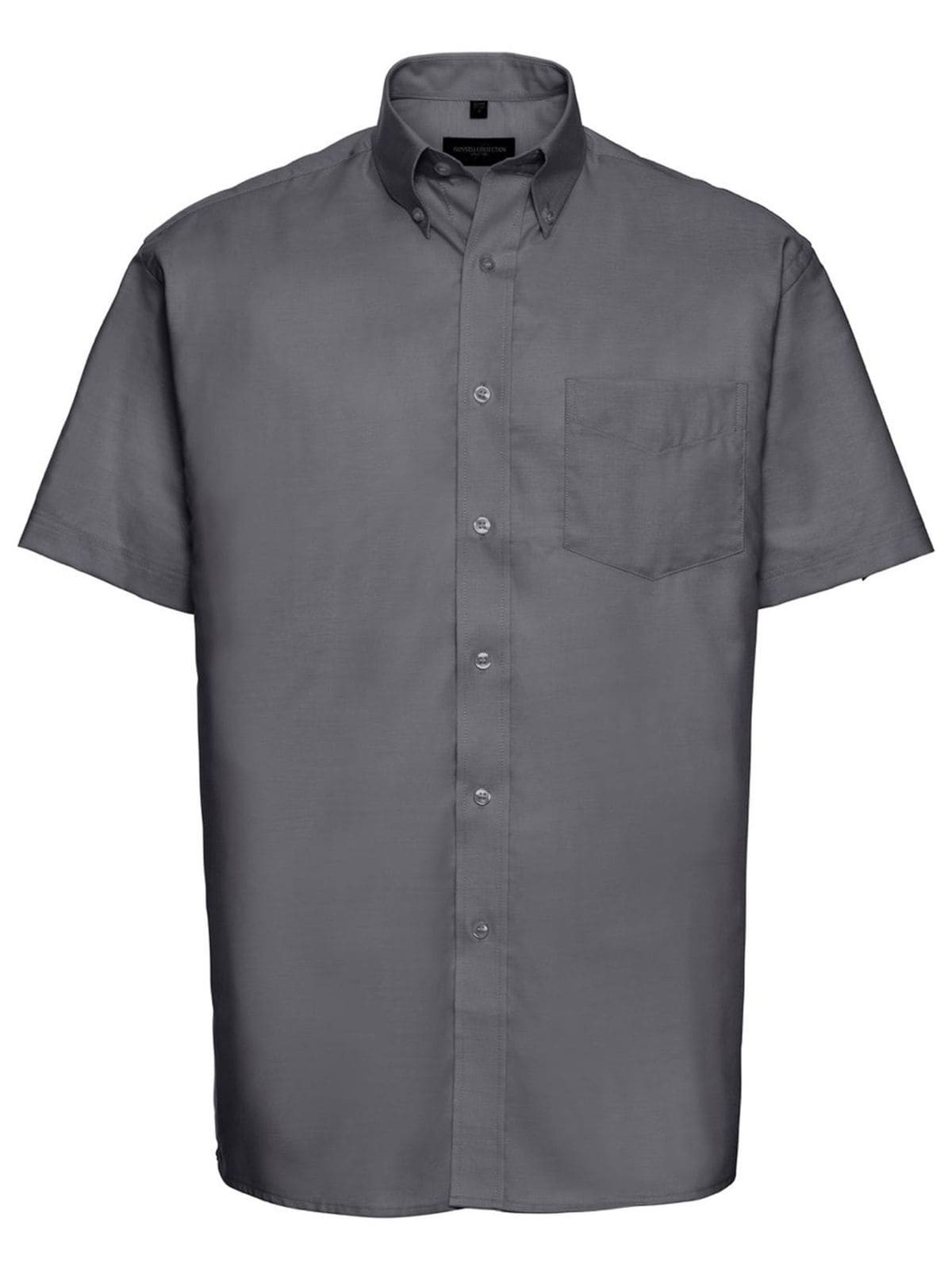 Camicia Da Lavoro Oxford Easy Care a Maniche Corte Russell - JE933M