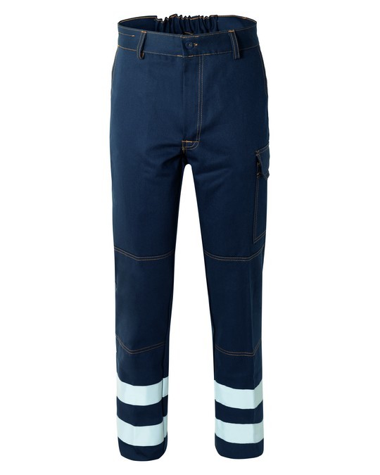 Pantalone da Lavoro Multitasche Rossini SerioPlus+ con Bande Rifrangenti A00106