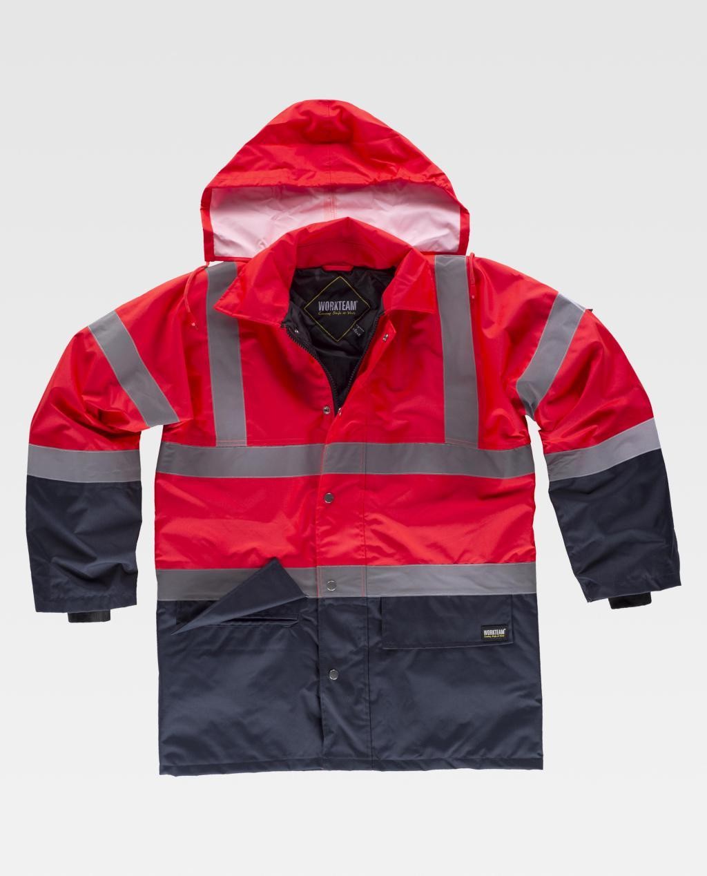 Parka da Lavoro Imbottito Alta Visibilit� C3717 - Workteam