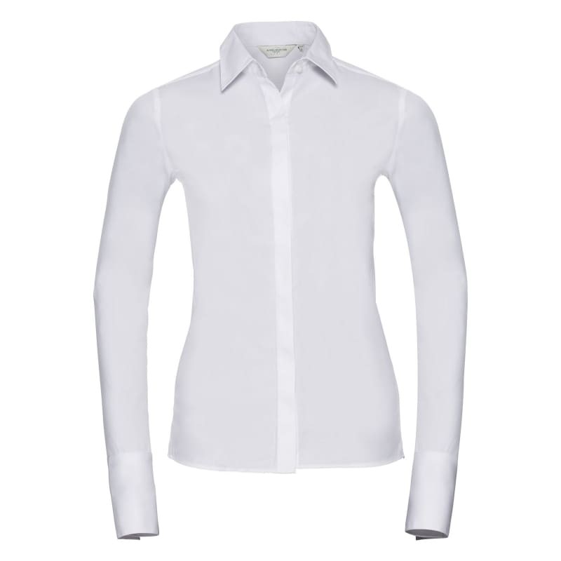 Camicia Da Lavoro Ultimate Stretch a Maniche Lunghe da Donna Russell - JE960F