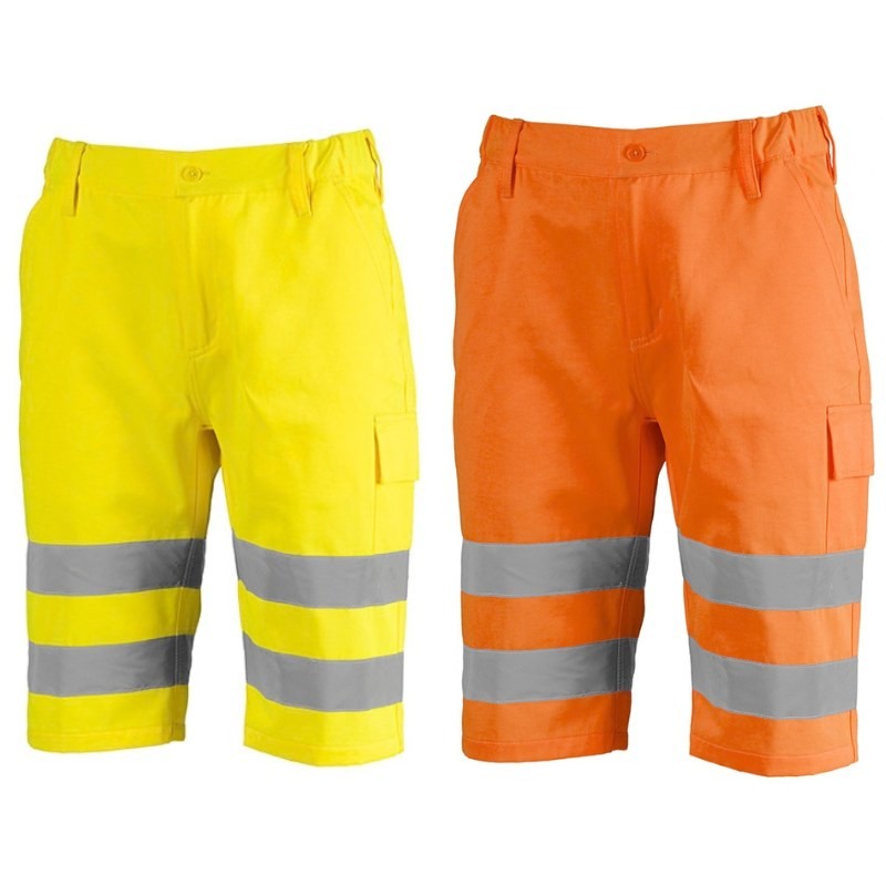 Bermuda da Lavoro Alta Visibilit� Multitasche Sottozero Shorts H.V. 1570