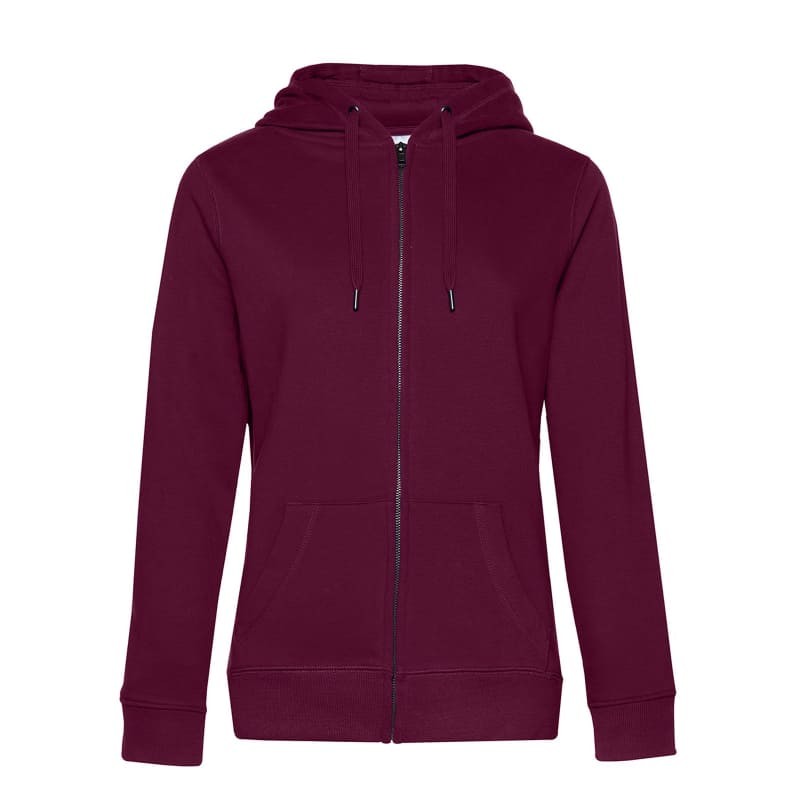 Felpa Da Lavoro Queen con Cappuccio e Zip Intera da Donna B&C Collection - BCWW03Q
