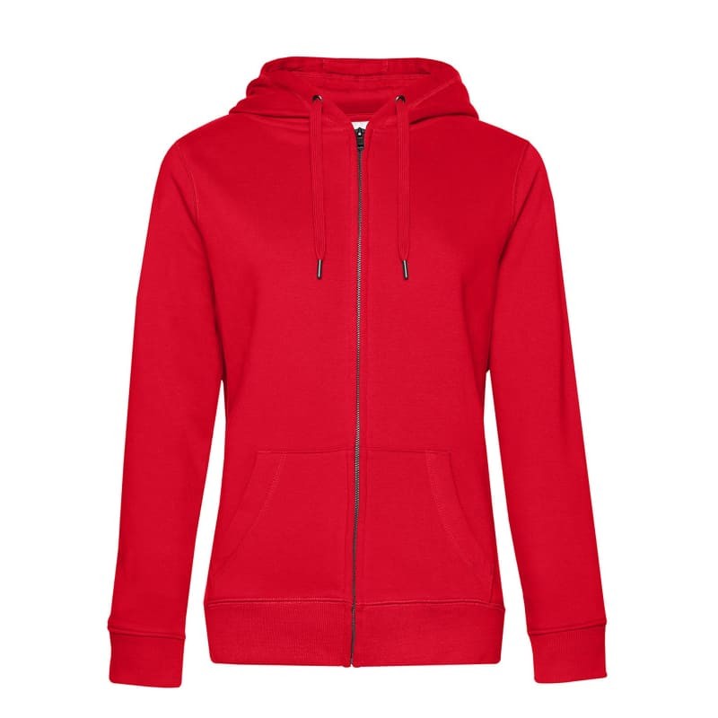 Felpa Da Lavoro Queen con Cappuccio e Zip Intera da Donna B&C Collection - BCWW03Q