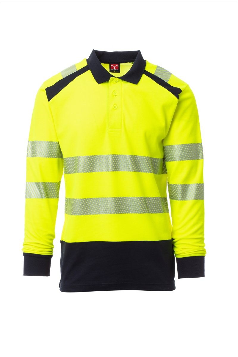 Polo bicolore da lavoro Alta Visibilit� Payper Road Winter AY 7605