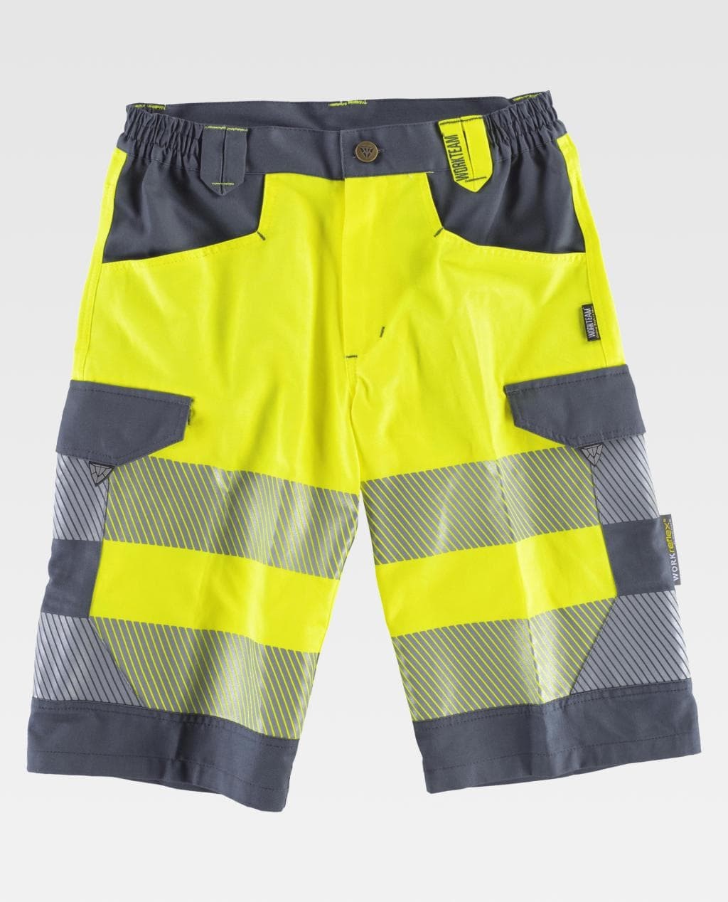Bermuda da Lavoro Workteam Bicolore Alta Visibilit� C2705