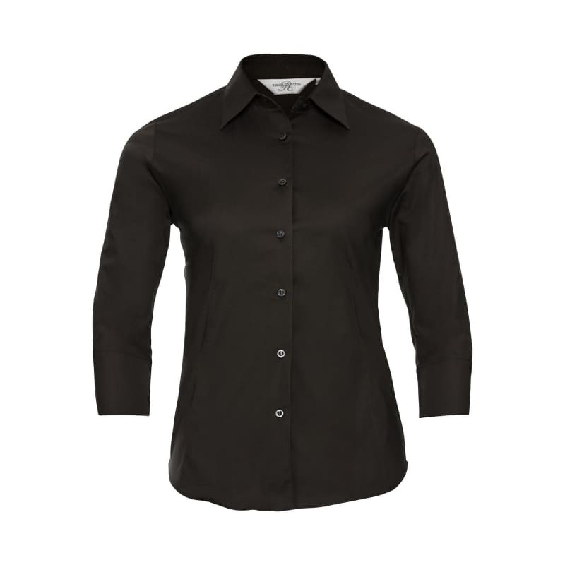 Camicia Da Lavoro con Maniche 3/4 Easy Care da Donna Russell - JE946F