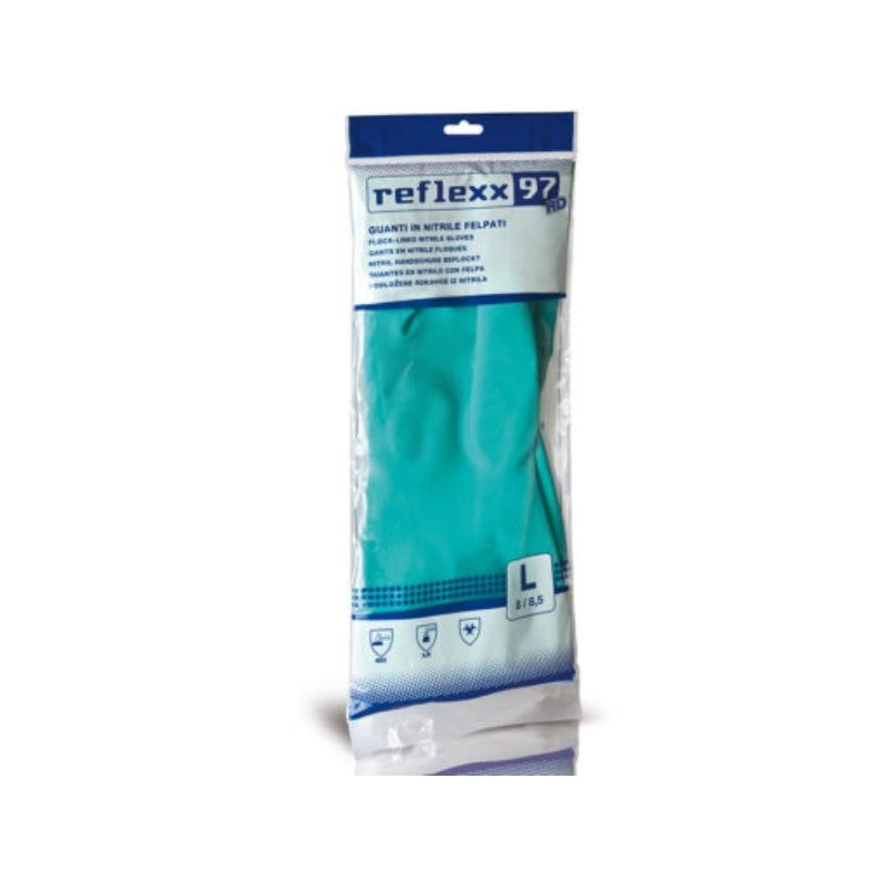 Guanti riutilizzabili in Nitrile Reflexx 97