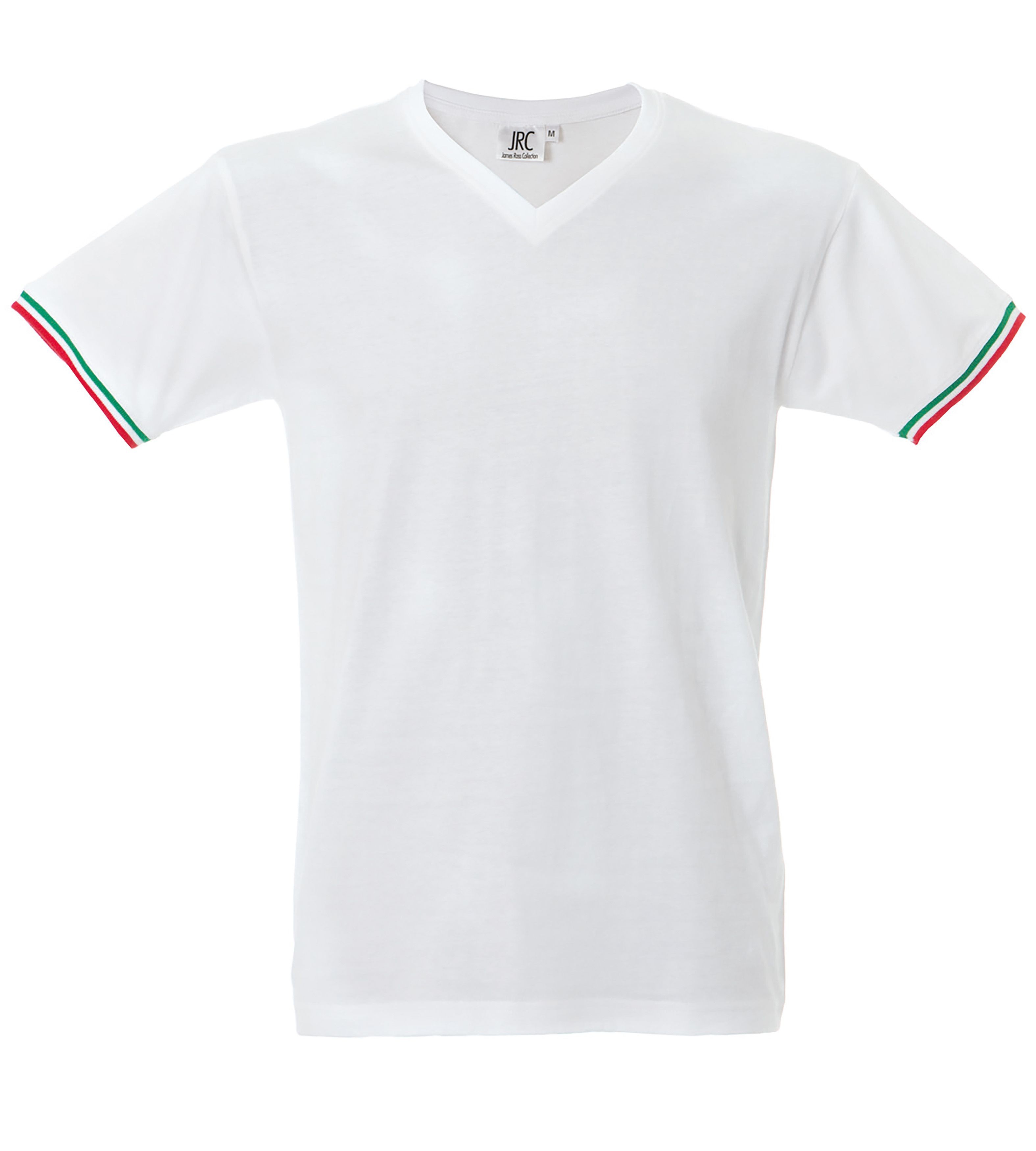 5 Pezzi - T-Shirt collo a V da Lavoro 100% Cotone JRC New Milano 989973
