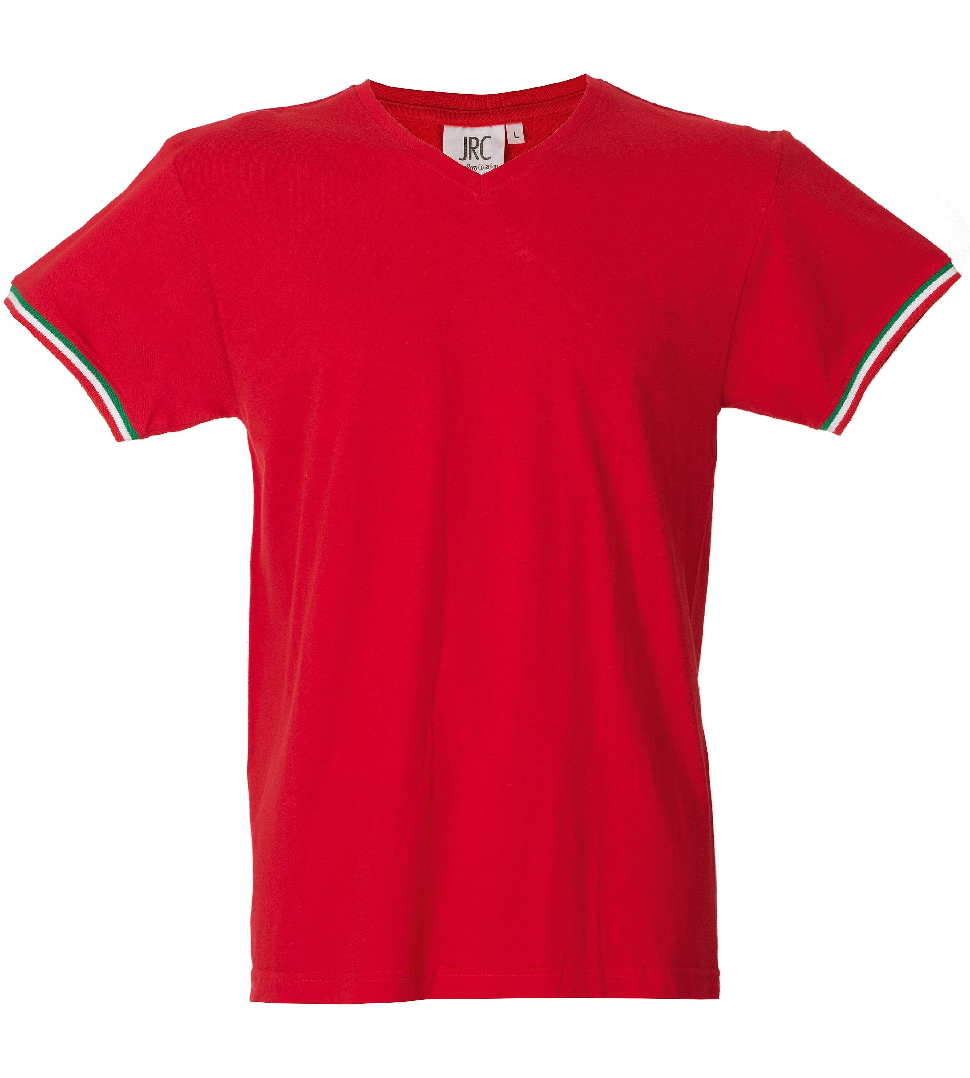 5 Pezzi - T-Shirt collo a V da Lavoro 100% Cotone JRC New Milano 989973