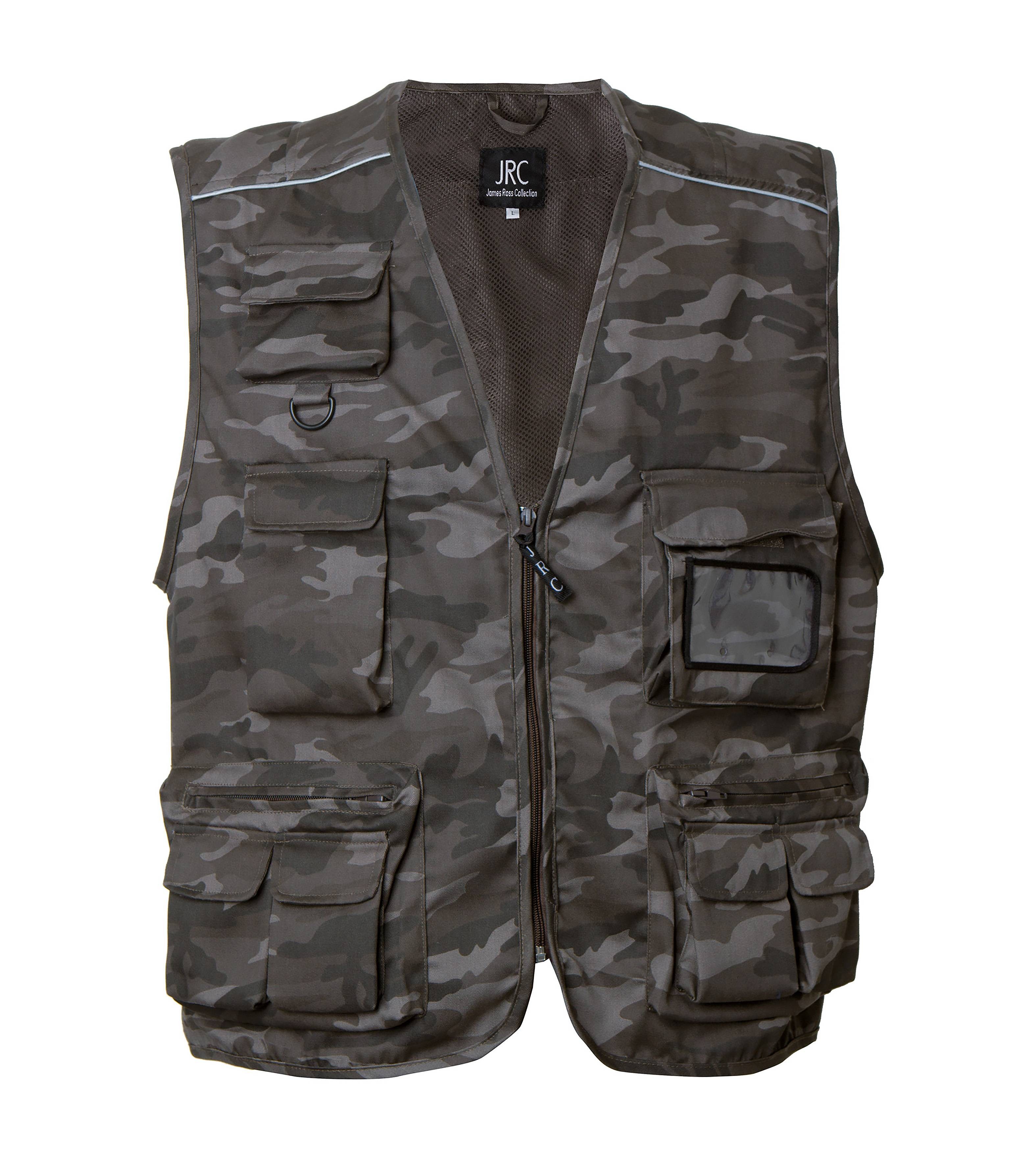 Gilet da Lavoro Multitasche JRC New Safari Camouflage 987537