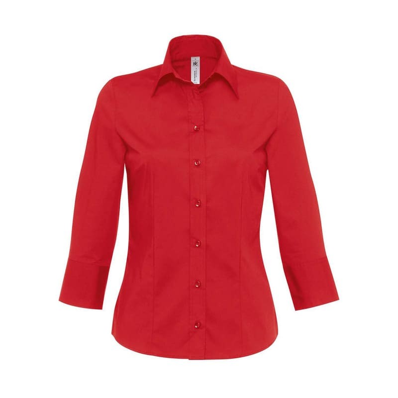Camicia Da Lavoro Milano Elasticizzata da Donna B&C Collection - BCSW520