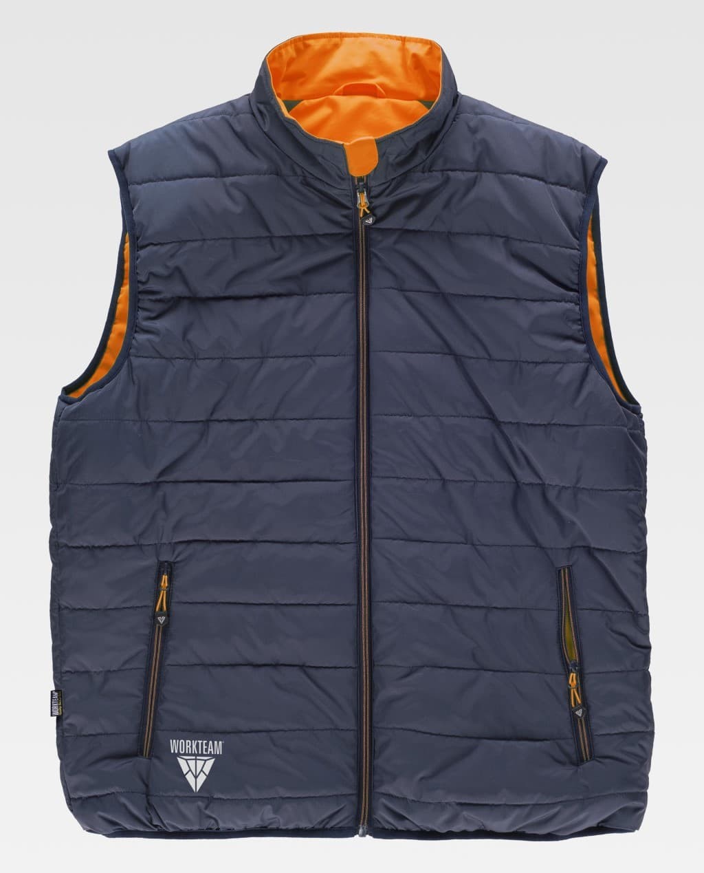 Gilet da Lavoro Workteam Imbottito Reversibile Alta Visibilit� C8250